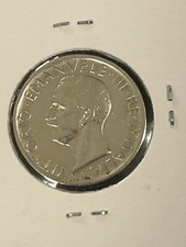 ITALIA REPUBBLICA 5 LIRE 1926  ARGENTO VITT EM II  AQUILOTTO SPL + Silver Coin