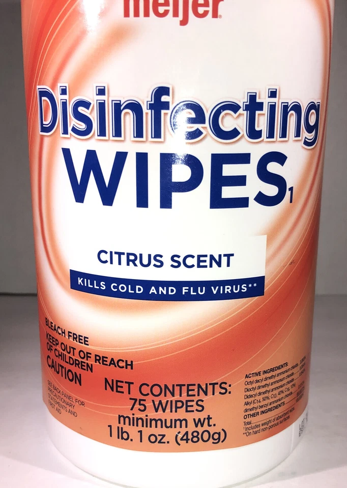 Wipes Wipes Wipes Disenfecting 1ea 75ct Citrus Scent-SHIPS SAME BUSINESS DAY - Image 3 of 4