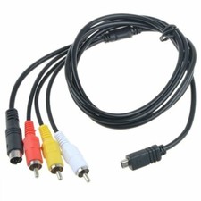 Fite ON AV A/V Audio Video TV Cable for Sony Handycam DCR-HC21/e DCR-DVD303 e