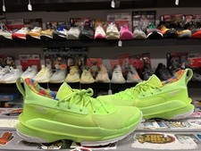 Under Armour Curry 7 Sour Patch Kids Lime 2019 Size 11 Used Basketball Trainer