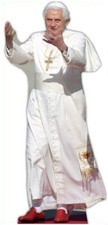 CATHOLIC POPE BENEDICT XVI LIFESIZE CARDBOARD CUTOUT