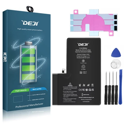 New DEJI battery for Apple iPhone 14, 14 Plus, 14 PRO, 14 PRO MAX