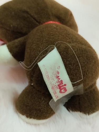 Vintage Hello Kitty Mini Brown Kiwi w/ Hood 4" Plush Doll Sanrio VG Cond - Picture 13 of 14