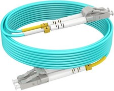 OM3 Multimode Fiber LC to LC 1m3ft Fiber Patch Cable Options 7in 500ft Fiber ...