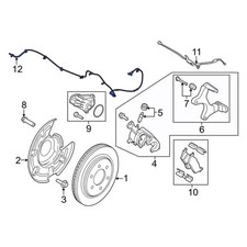 Genuine Ford ABS Sensor ML3Z-15K857-C