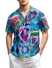 Biology Chemistry Hawaiian Shirt Science Teac...
