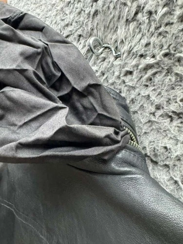 Jackrose Full-Zip Leather Hooded M-65 Military Jacket Black Mens Size 5 image 11