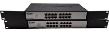 2X D-Link DSS-16+ 16-Port 10/100 Ethernet Switch P/N BSS16+A