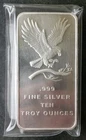 SilverTowne 10oz Silver Eagle Bar in a Plastic Envelope