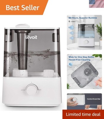 Classic300 Top Fill Humidifier - 60-Hour Runtime, BPA-Free & Ideal for Babies