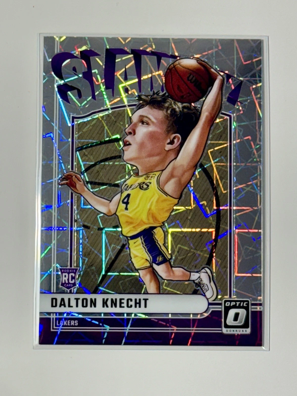 DALTON KNECHT 2024-25 Donruss Optic Slammy Rookie RC! Case Hit SSP! LAKERS 💎📈