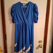 Vintage Ditsy Coquette Prairie Ruffle Dress 10
