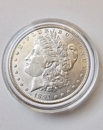 1891 Morgan Silver Dollar Uncirculated