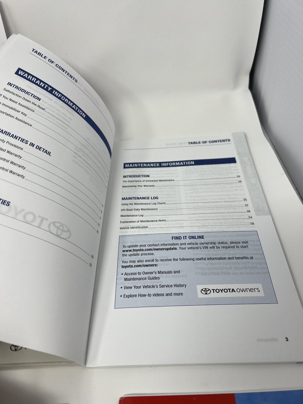 Toyota Tacoma 2019 Owners Manual OEM Complete Set