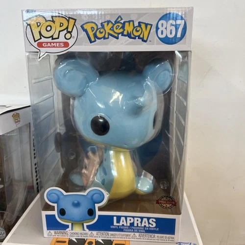Funko Pop! Vinyl Jumbo 10 in: Pokémon - Lapras (Jumbo) -  Special Edition #867