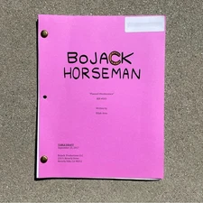 Bojack Horseman Planned Obsolescence Episode Original 2017 Table Draft Script