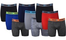 Tony Hawk Mens Performance Underwear 3-Pack Stretch Boxer Briefs Up to Size 5X 