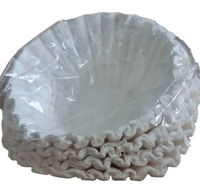 250pcs Basket Filter for Bonamat B10 437/152mm Coffee Filter Paper Filter White