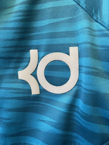 Nike NBA Kevin Durant Blue Zip Up KD Hoodie Boys Size Large - Picture 5 of 17