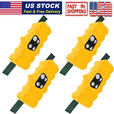 1~4x for IROBOT ROOMBA 14.4V 5.0Ah Battery 500 530 700 600 Series Ni-MH 540 770
