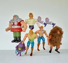 HE MAN MASTERS of The UNIVERSE 6 Vintage Action Figures LOT Battle Thunder MOTU
