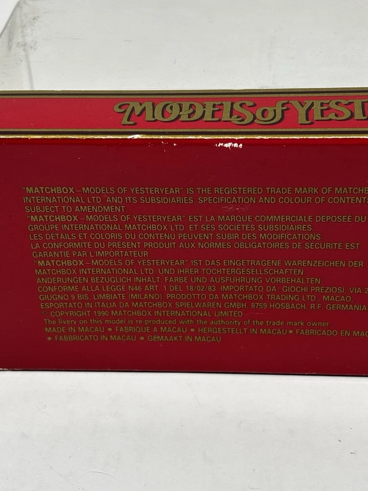 Matchbox Y-33 - 1930 Mack AC Van Goodyear Models of Yesteryear VTG - Image 4 of 4