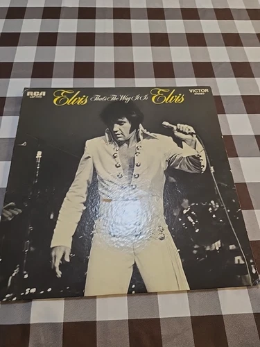 Elvis Presley That's The Way It Is LP Orange Label Flexi Vinyl LSP-4445 RCA