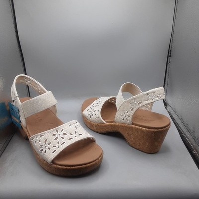 Skechers Brystol Beach Bliss Sandals Women's 8.5M Natural Slingback A193