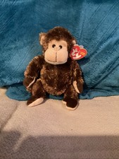 2008 Ty Beanie Baby VINES the Monkey (7.75 Inch)  Small Eyes NWT