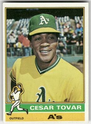 1976 Topps Cesar Tovar #246 Oakland Athletics