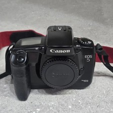 Canon EOS 5 35mm SLR Film Camera - Includes Lens Cap, Good Condition