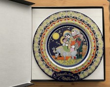 Weihnachtsteller 1979 von Björn Wiinblad für Rosenthal OVP Unbenutzt TOP