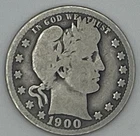 1900-O Barber / Liberty Head Quarter – 25 Cents (Silver)