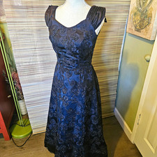 Gorgeous Black beaded vintage 1970s gown. Size 2-4 Petite. Worn Twice