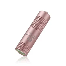 Lumintop EDC Pico Pink 130 Lumen USB‑C Rechargeable Keychain Flashlight