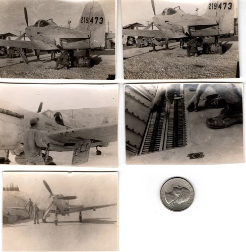 x5 WW2 WWII USAAF Army Air Force Military Pictures Photos Bell P-39 Airacobra