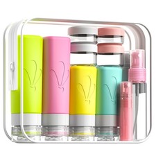 INSFIT Travel Bottles for Toiletries, 17 Pack Travel Size Toiletries, Leakpro...
