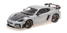 Minichamps 110062122 1:18 Porsche Cayman GT4 RS, Silver Metallic / Weissach pack