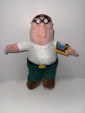 Family Guy 2005 Peter Griffin Nanco Plush Toy 12 Inch New with Tags Nanco
