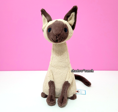  iris siamese cat 猫　ネコ　ぬいぐるみ　動物 Retired Jellycat Iris Siamese Cat Plush Toy Authentic With Dust