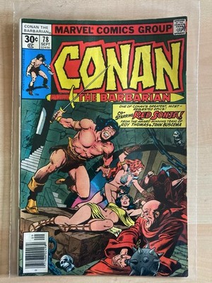Conan The Barbarian, Marvel, US, Nr 78, Z 2, Stempel Antiquariat 1. Seite