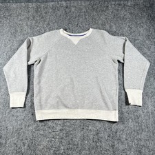 Champion Sweatshirt Women's M Heritage Crewneck Light Gray White Trim Comfort