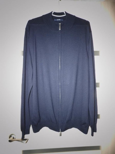 Men Pal Zileri Sweater Navy 52 / 6XL / 60