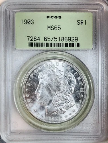 1903 MORGAN DOLLAR! PCGS MS65! LUSTROUS! AMAZING! BEAUTY! INSANE! WOW! NR #VIP80