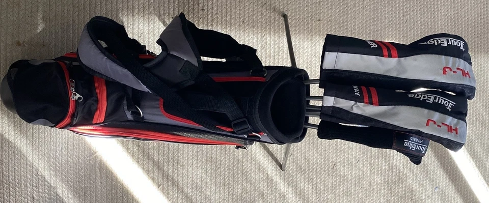 Tour Edge Hot Launch HL-J Golf Set Youth Kids Junior Red 6 pc with Bag No Putter - Image 3 of 4