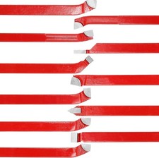 11 Pc Carbide Tip Tipped Cutter Tool Bit Cutting Set for Metal Lathe Tooling,Met