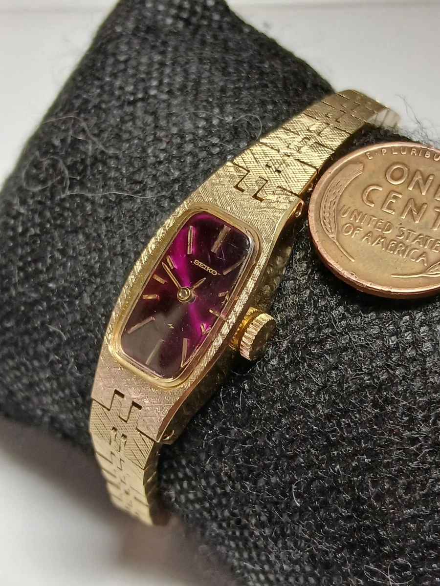 Seiko Gold Plated Band Mechanical (Manual) Wristwatches for sale