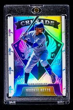 Mookie Betts RARE RAINBOW SILVER REFRACTOR PRIZM INVESTMENT CARD Dodgers SP