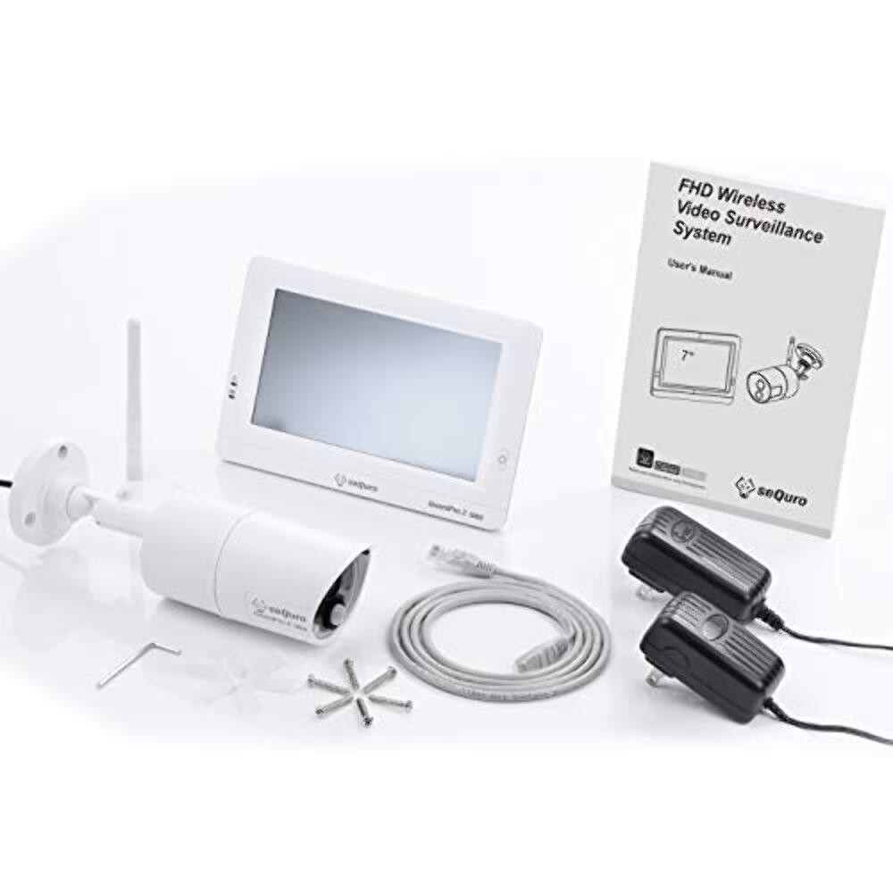 Sequro GuardPro2 1080P Wireless Security Camera System Weatherproof  Surveillance