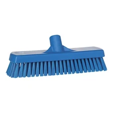 Vikan, Blue Brush,Wall/Floor Scrub,Stiff,12",PP/PBT, 7060